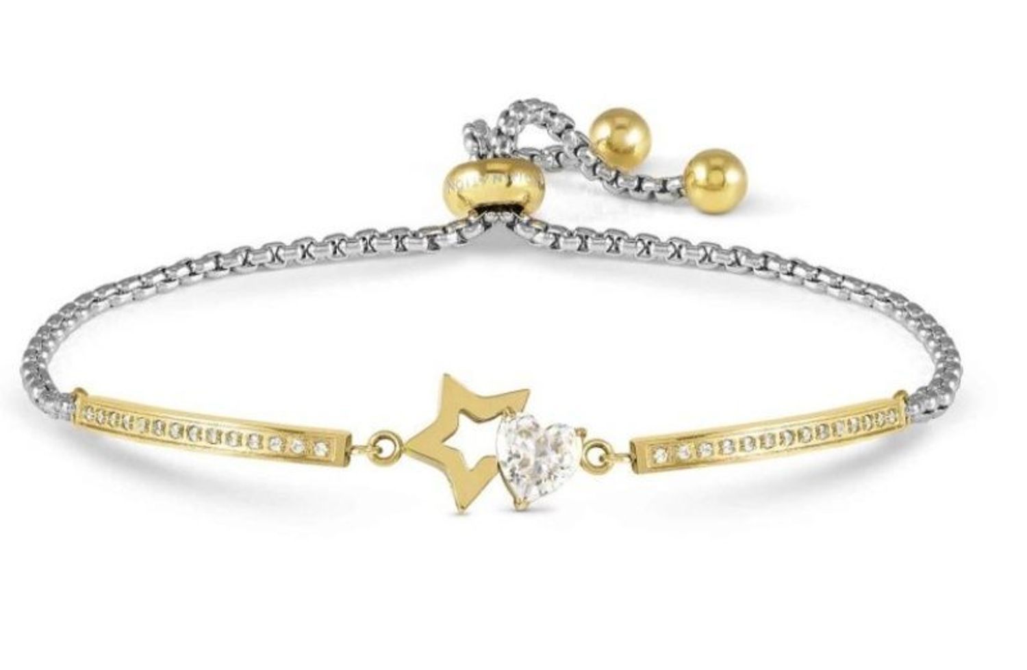 Bransoletka Nomination Milleluci gwiazda i serce z cyrkonią 028021 023d.jpg